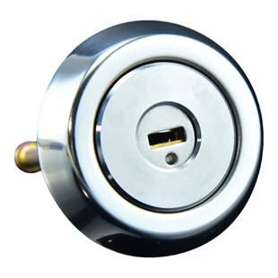 意利原子C级多轨道叶片锁芯铁门防盗门锁芯老式外装门叶片空转锁