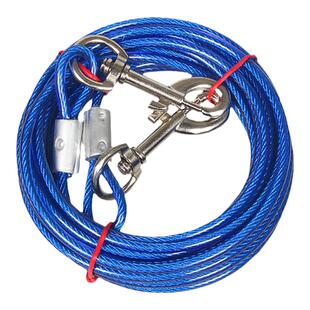 狗狗加长绳耐咬钢丝拴狗绳加长中大型犬3米5米10米狗绳训犬寻回绳