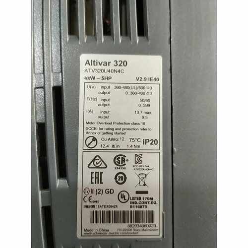 议价施耐德变频器ATV320U40N4C4KW5HP三相维修