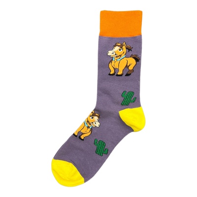 happysocks袜子男士多巴胺中筒袜