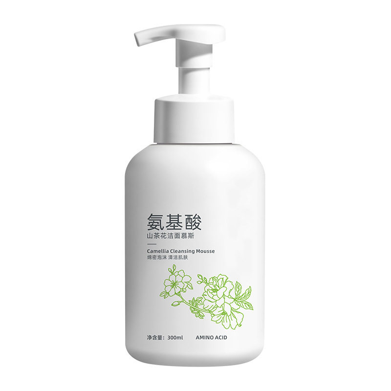 氨基酸山茶花洁面乳深层清洁控油洁面