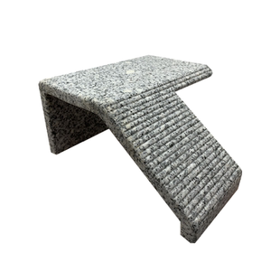 乌龟晒台石头晒背台花岗岩晒台石材爬梯晒背台水龟晒背石一体晒台