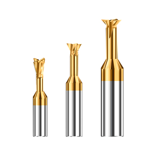 进口钨钢涂层燕尾刀加硬整体合金燕尾槽铣刀45度60度75度非标定制