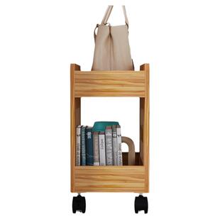 书包置物架可移动办公室桌下包包收纳柜子工位放包神器小推车书架