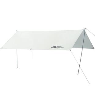 牧高笛户外野营装备防风雨遮阳篷防晒牛津布方形天幕天穹500