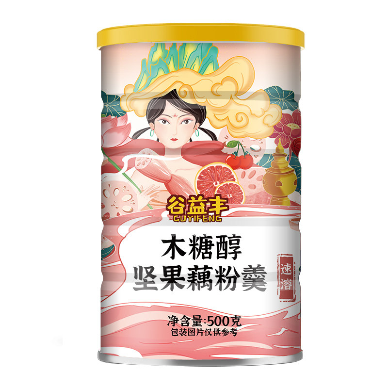 谷益丰木糖醇坚果藕粉羹