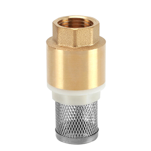 黄铜水泵底阀止回阀自吸泵水管抽水机4分6分1寸单向阀宝塔皮管接