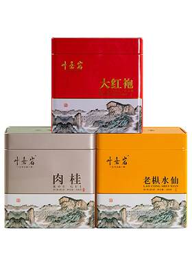 叶嘉岩武夷岩茶口粮茶礼盒礼袋装