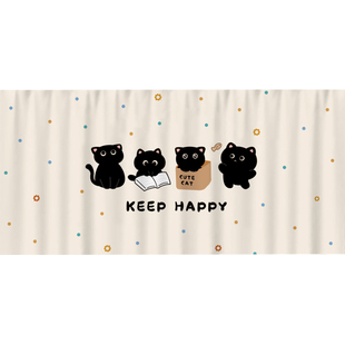 洗手台挡水帘免打孔卫生间洗漱台杂物柜拉帘遮挡布防尘防潮遮丑