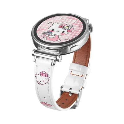 Uhada新款甜美凯蒂猫皮质表带