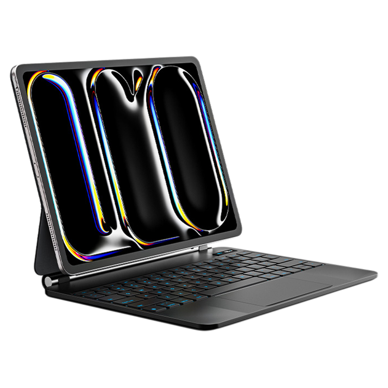 2025新款iPad Pro M5 妙控键盘苹果Air6平板5保护套4壳11/13寸10代11/A16磁吸蓝牙智能带笔/
