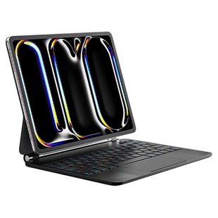 2025新款iPad Pro M5 妙控键盘苹果Air6平板5保护套4壳11/13寸10代11/A16磁吸蓝牙智能带笔/鼠标套装触控一体