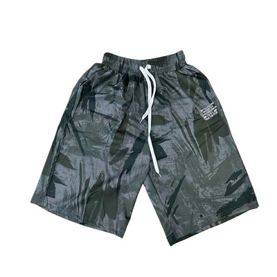 冰丝运动短裤子女款夏季2026新款爆款宽松直筒休闲工装迷彩五分裤