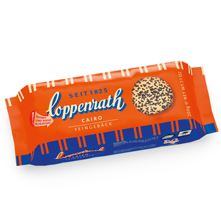 德国进口歌本瑞1825典藏系列榛子巧克力曲奇饼干早餐休闲零食200g