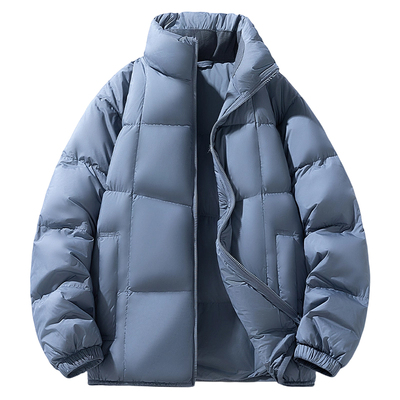 轻薄羽绒服男冬季立领短款夹克