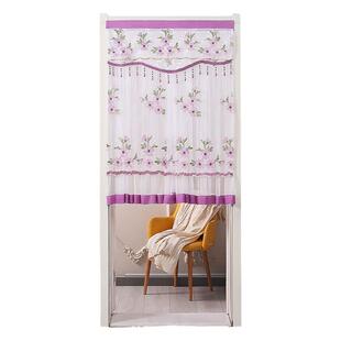 卧室房间门帘免打孔家用半帘厨房隔断帘卫生间厕所隐私遮挡帘挡帘