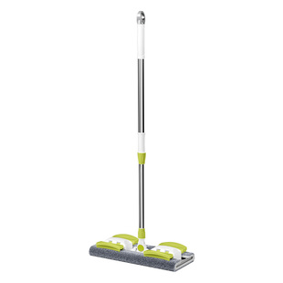 日本夹布拖把家用2025新款平板拖把木地板专用拖地神器一拖净加厚