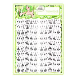 梦鹿淡颜系白玉兰假睫毛单簇分段式贴自然眼睫毛浓密款女素颜