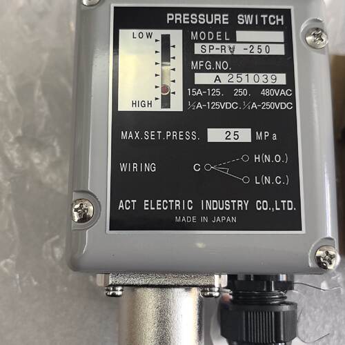 act压力开关sp-RV-250全新包装  全新原装正品需要