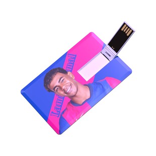 亚马尔U盘西班牙巴萨Lamine Yamal欧洲杯足球周边纪念品优盘USB