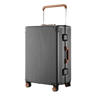 袋鼠行李箱女2025新款大容量宽拉杆密码旅行20寸飞机可登机皮箱男