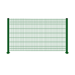 桃型柱护栏小区别墅围墙铁丝网高速护栏网护栏加粗钢丝网院墙