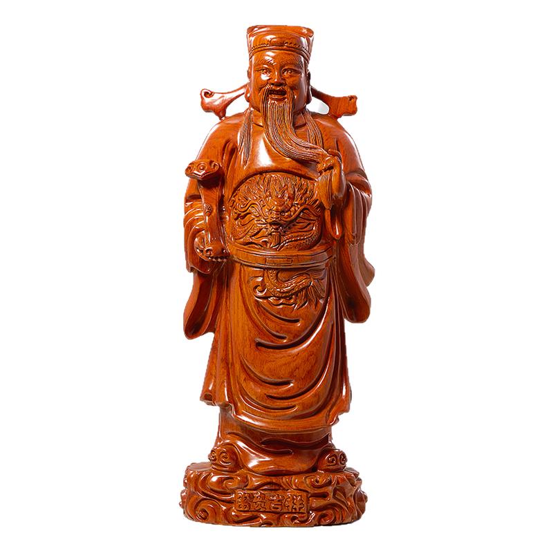 神像客厅福禄寿三星实木