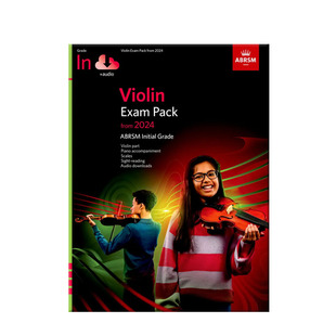 2024年新版英皇小提琴考级教材 含钢琴伴奏谱 附在线音频 全套初级至八级 ABRSM原版乐谱书 Violin Exam Pieces Grade Initial-8