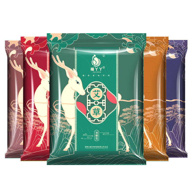 艾草艾叶泡脚药包去湿气排毒宫寒泡脚粉助眠祛湿中草药包30包泡脚