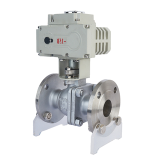 电动304不锈钢法兰球阀门Q941F-16P/C 铸钢dn20 25 32 40 5065100