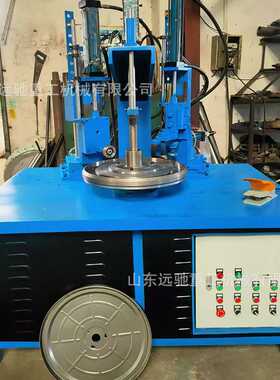 金属盖子卷边机 金属铁桶容器翻边机 锅盖切边卷边机