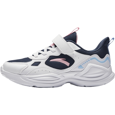 安踏儿童跑鞋女童鞋2025年秋季新款大童网面运动鞋跑步鞋女宝秋冬