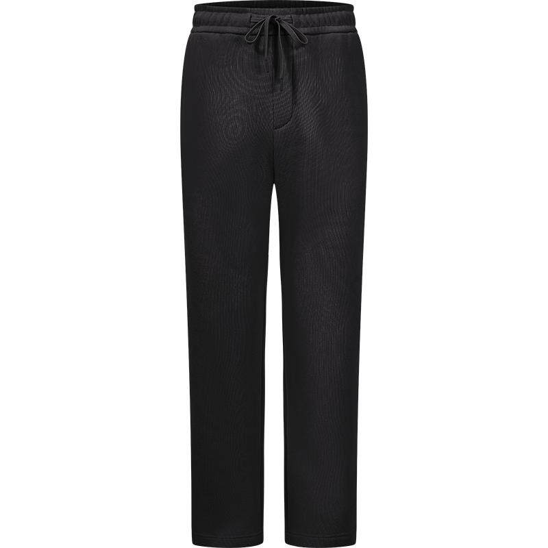 本来BENLAI男士蓄热保暖加厚直筒抽绳休闲裤25冬季新款BRM650024