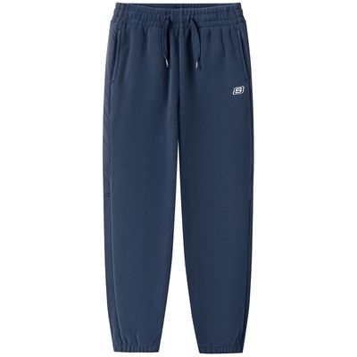 斯凯奇童装2025秋冬新款男女中大童长裤防静电运动裤舒适保暖裤子