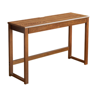 优木家具北美白蜡木书桌1.6米长书桌窄款书桌1.4米电脑桌简约原木