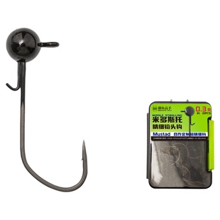 驯鱼高手 25新款米多斯托横圈铅头钩黑坑鳜鱼鲈鱼软虫路亚鱼钩