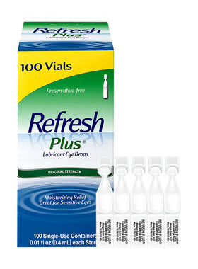 【自营】亮视Refresh plus眼药水人工泪液羧甲基纤维素钠干眼美版