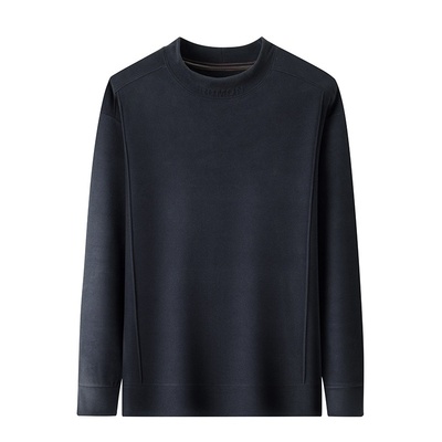 啄木鸟德绒男半高领双面加厚卫衣