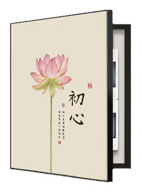新中式电表箱装饰画竖款