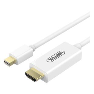 优越者（UNITEK）Y-6348BKMiniDP转HDMI转换线 迷你dp雷电接口2米