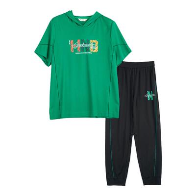 贴心女士短袖休闲运动套装