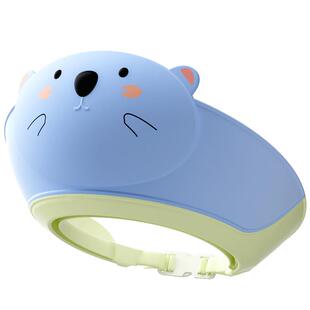 十月结晶儿童洗头挡水帽婴儿洗澡防水护耳贴帽子小孩宝宝洗头神器