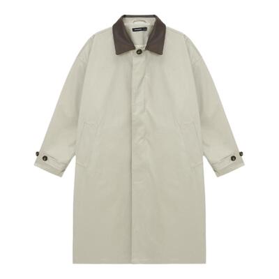 Unvesno知识分子秋冬PIMA棉风衣