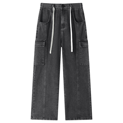 班尼路SK潮流复古工装牛仔裤男士