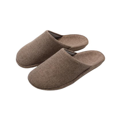 春秋静音防滑棉麻拖鞋男女同款