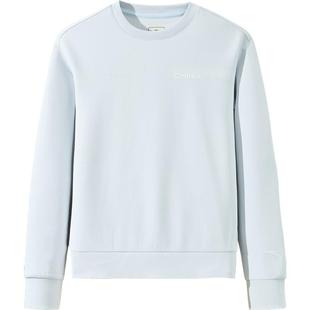 安踏加绒套头卫衣女秋冬季圆领长袖针织打底百搭上衣162447713N