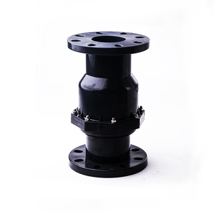 UPVC法兰止回阀/pvc-u法兰式单向阀/灰色塑料翻板式逆止阀耐腐蚀