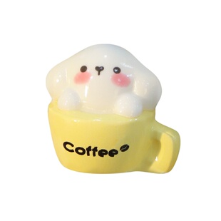 可爱咖啡小狗冰箱贴创意卡通公仔磁吸家居入户门洞洞板装饰留言贴