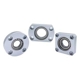 双切边单轴承座带座轴承支撑座BFF6800扁法兰BACA6204法兰固定座