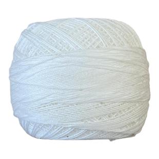 工喜定制细蕾丝线dmc平替微钩花朵80号100号120号可染色浅色20g装